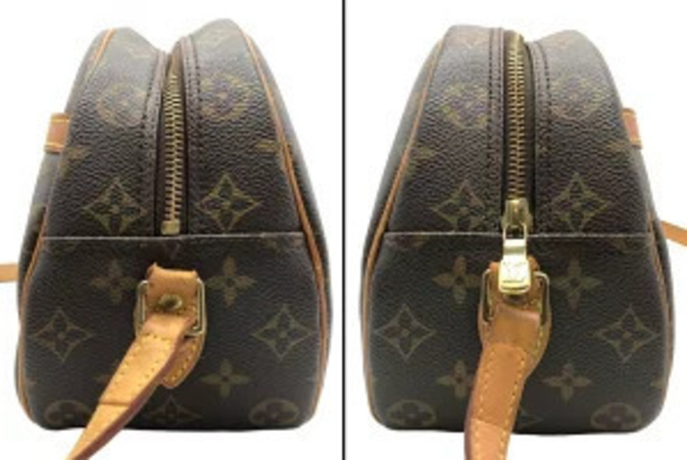 Louis Vuitton Bag Monogram Canvas Blois Shoulder Brown Crossbody